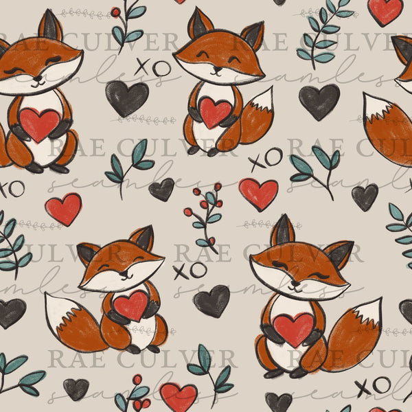 Valentine’s Foxes