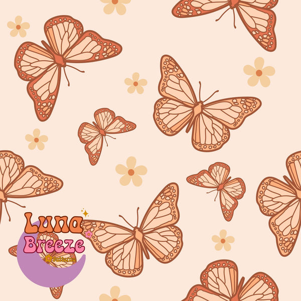 Peachy Butterflies