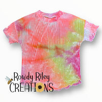 Tie Dye Ribbed Velvet