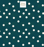 Teal Polka Dots