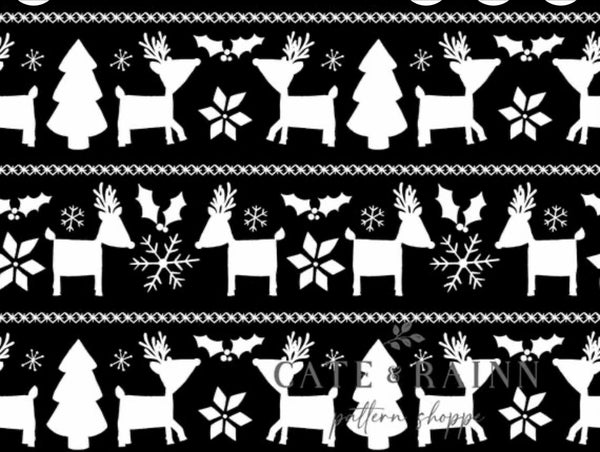 B&W Fair Isle