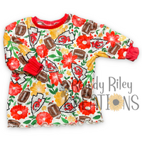 KC Cheifs Football (floral)