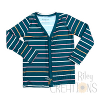 Teal Stripes